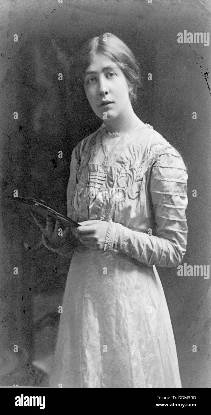 Estelle Sylvia Pankhurst, c 1909. Artist: Unbekannt Stockfoto