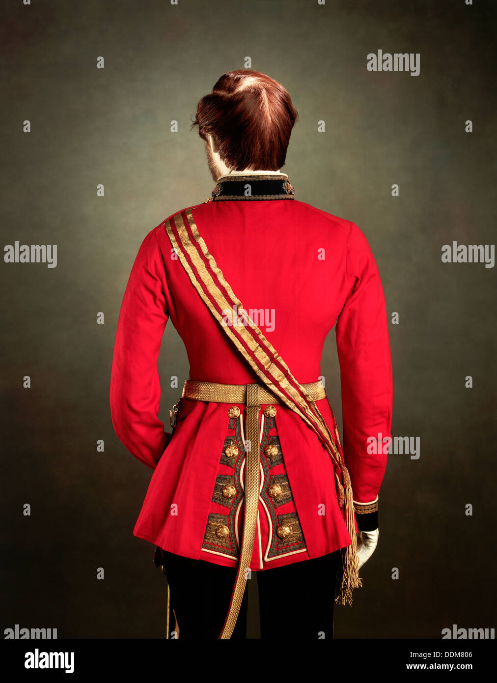 Uniform getragen von Prinz Albert als Oberst der Grenadier Guards, 1857. Artist: Unbekannt Stockfoto