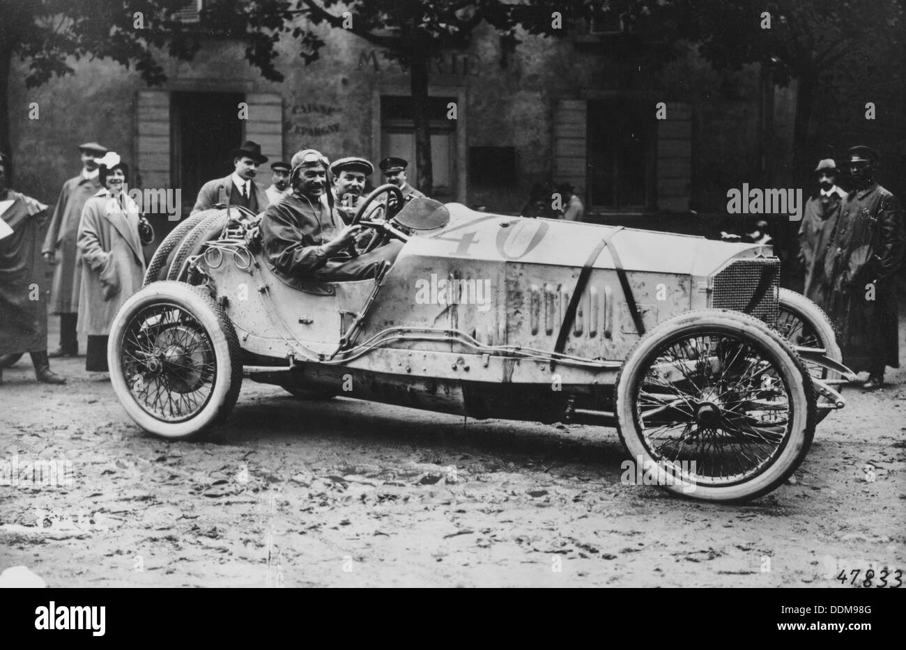 Mercedes, Dritter in der französischen Grand Prix 1914 kam. Artist: Unbekannt Stockfoto