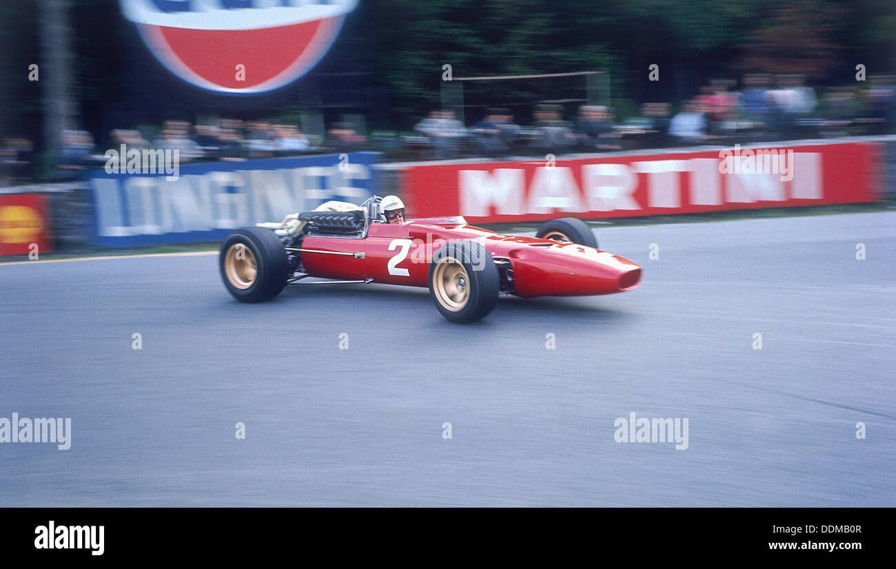 Ludovico Scarfiotti Ferrari GP Belgien, Spa-Francorchamps, 1967. Artist: Unbekannt Stockfoto