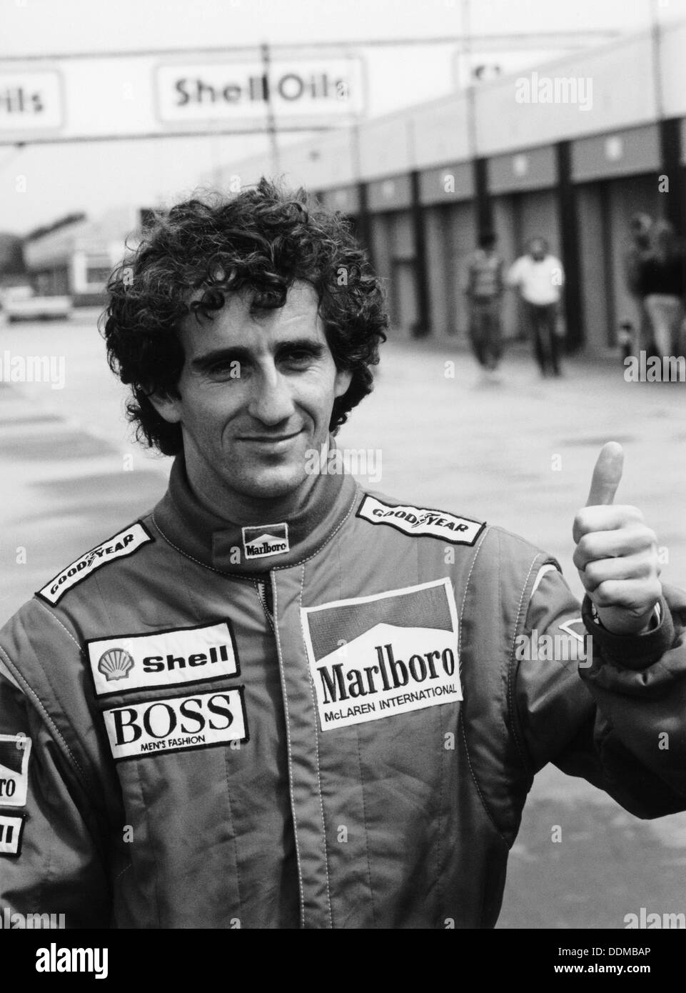 Alain Prost, c 1984 - c 1989. Artist: Unbekannt Stockfoto