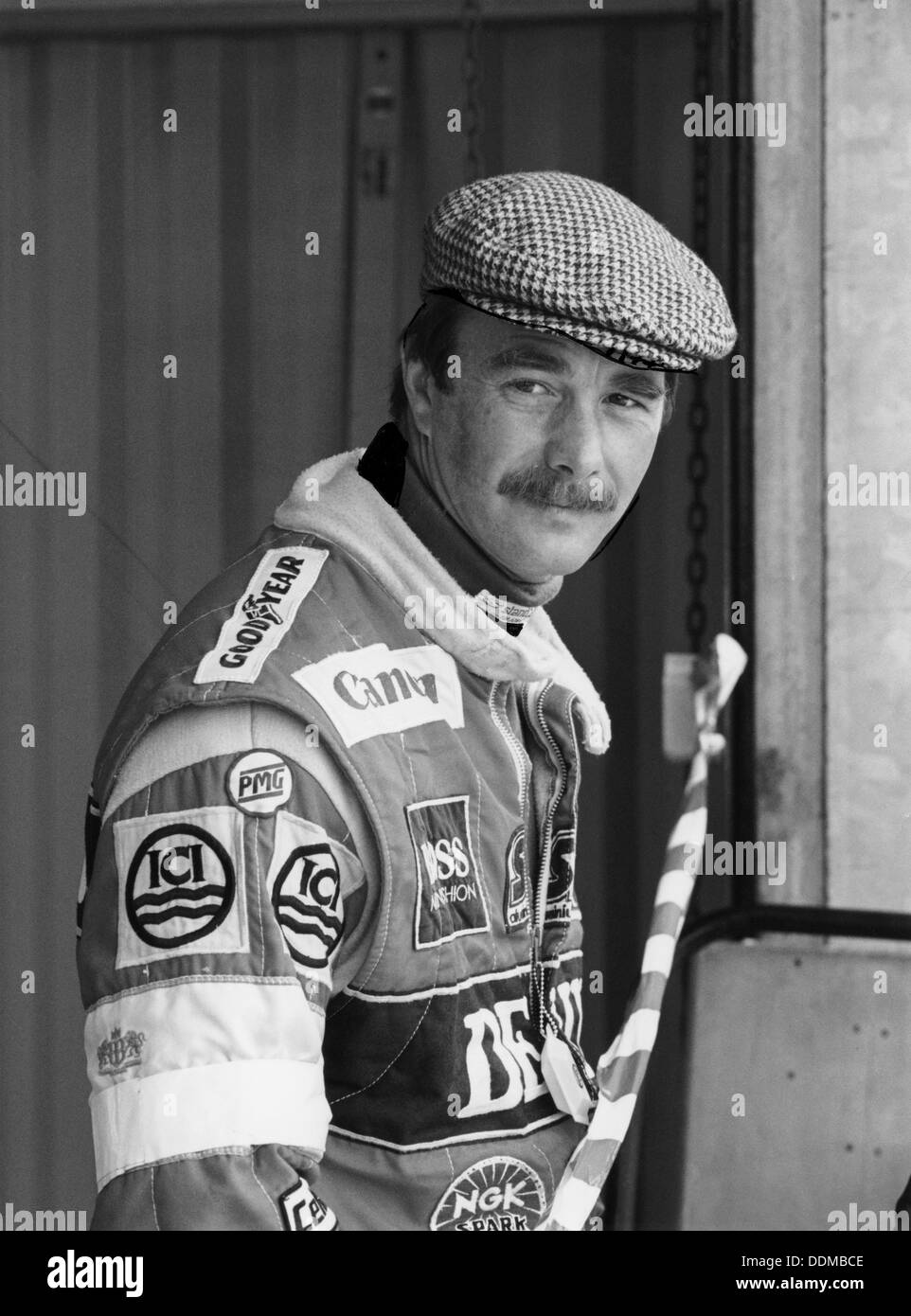 Nigel Mansell, c 1985 - c 1992. Artist: Unbekannt Stockfoto