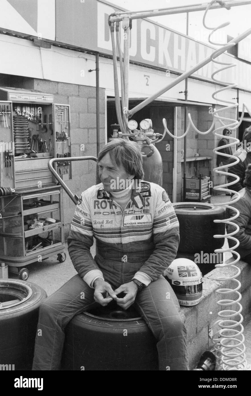 Derek Bell in den Gruben. Artist: Unbekannt Stockfoto