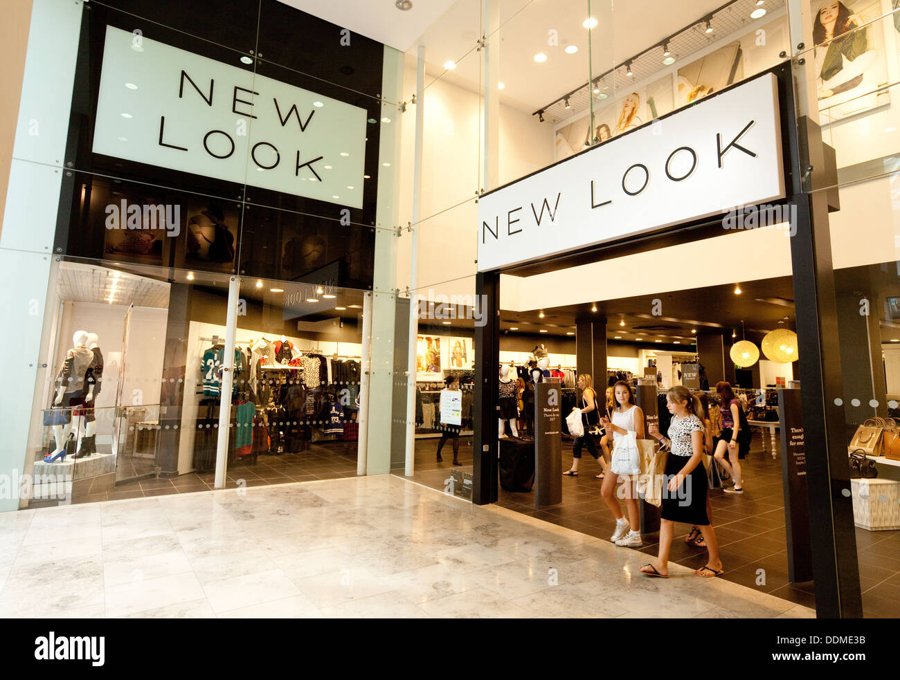 Neuen Look Shop Shop Fashion-Store, Grand Arcade Shopping Centre Cambridge UK Stockfoto