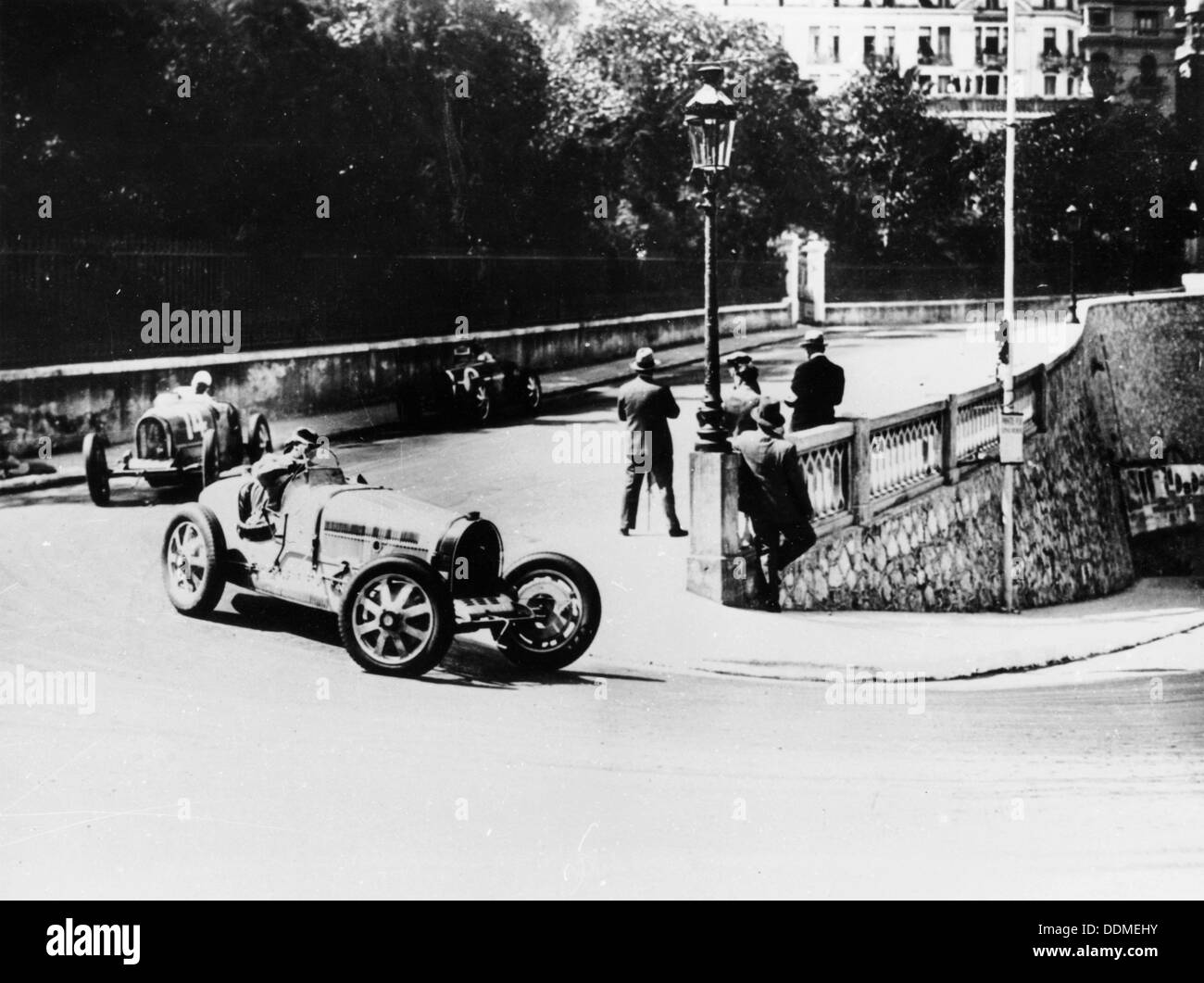 Achille Varzi und Tazio Nuvolari, Monaco Grand Prix, 1933. Artist: Unbekannt Stockfoto