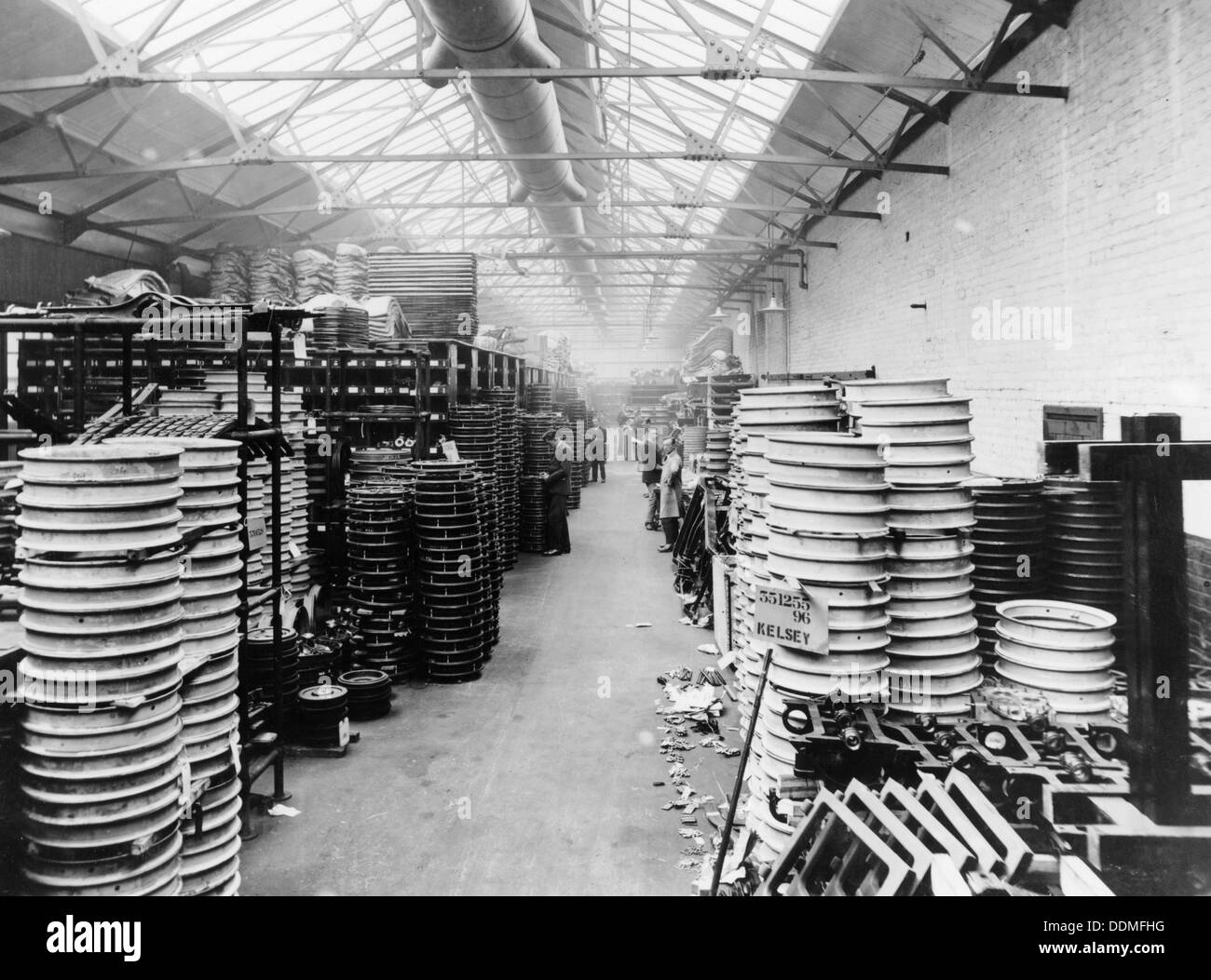 Kelsey-Hayes Wheel Factory, Detroit, USA. Artist: Unbekannt Stockfoto