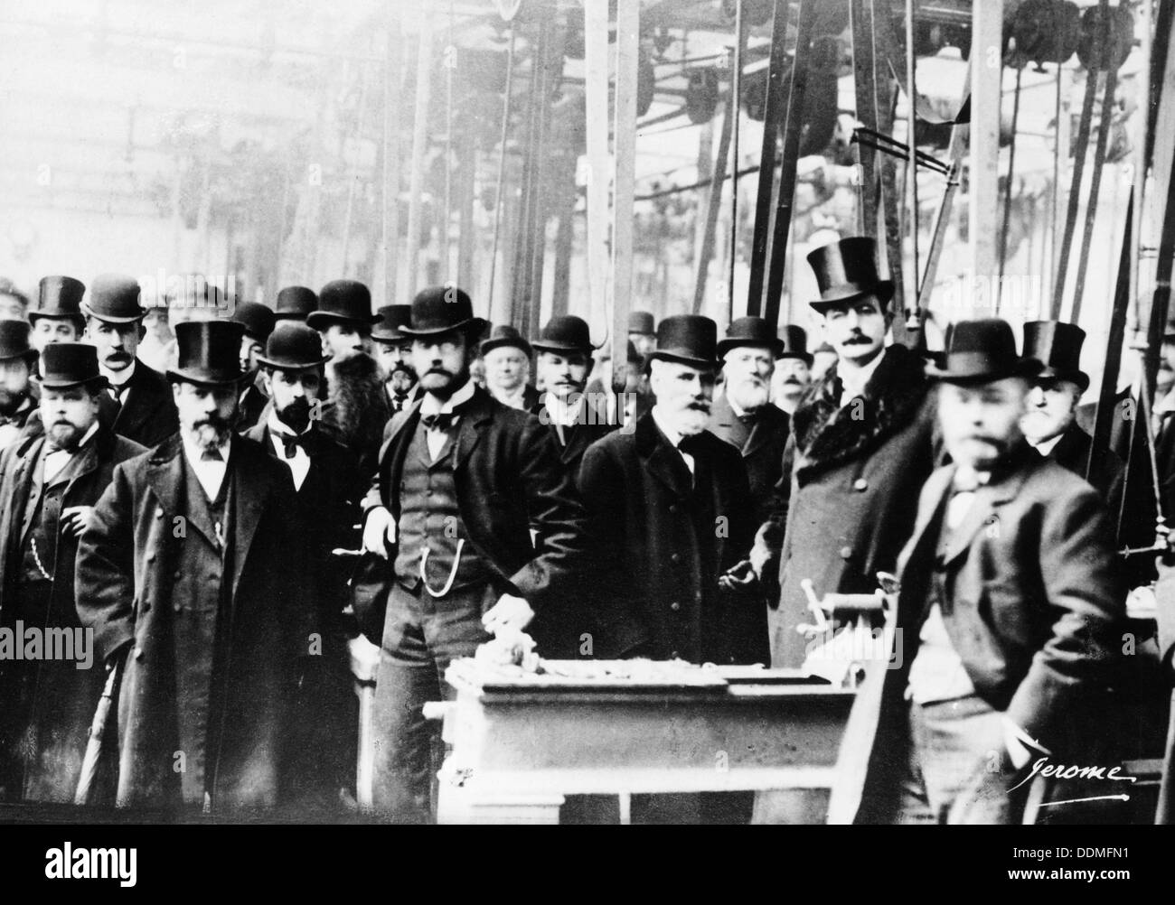 Die maschinenwerkstatt an der Daimler arbeitet, Coventry, Warwickshire, 1899. Artist: Unbekannt Stockfoto