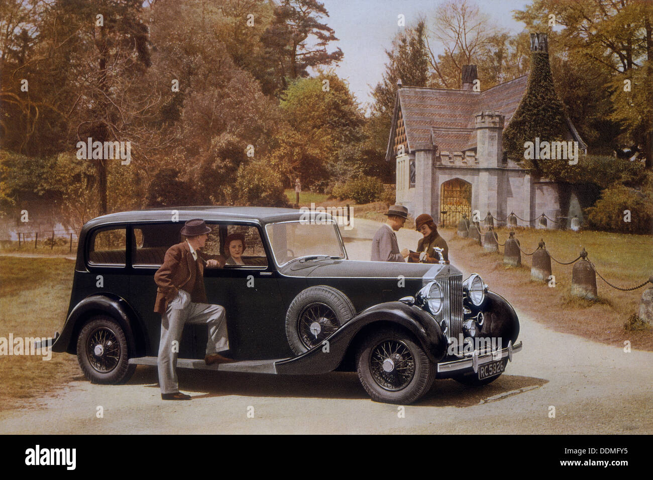 Plakat werbung Rolls-Royce, 1939. Artist: Unbekannt Stockfoto