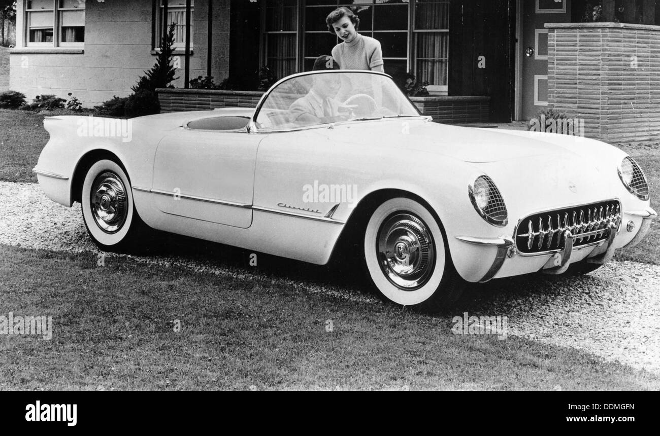 1953 Chevrolet Corvette, (c 1953?). Artist: Unbekannt Stockfoto
