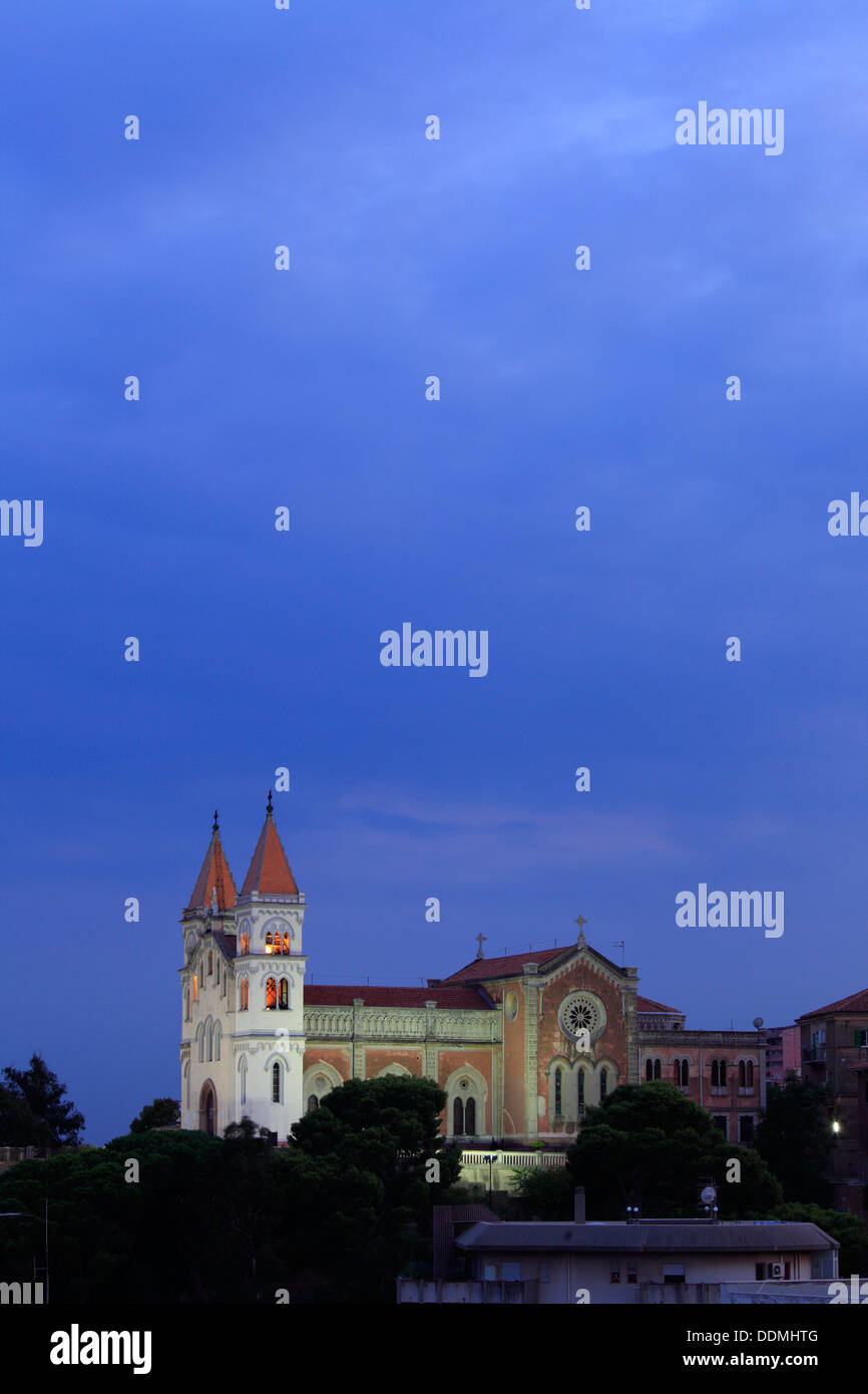 Heiligtum der Muttergottes von Montalto, Messina, Sizilien, Italien Stockfoto