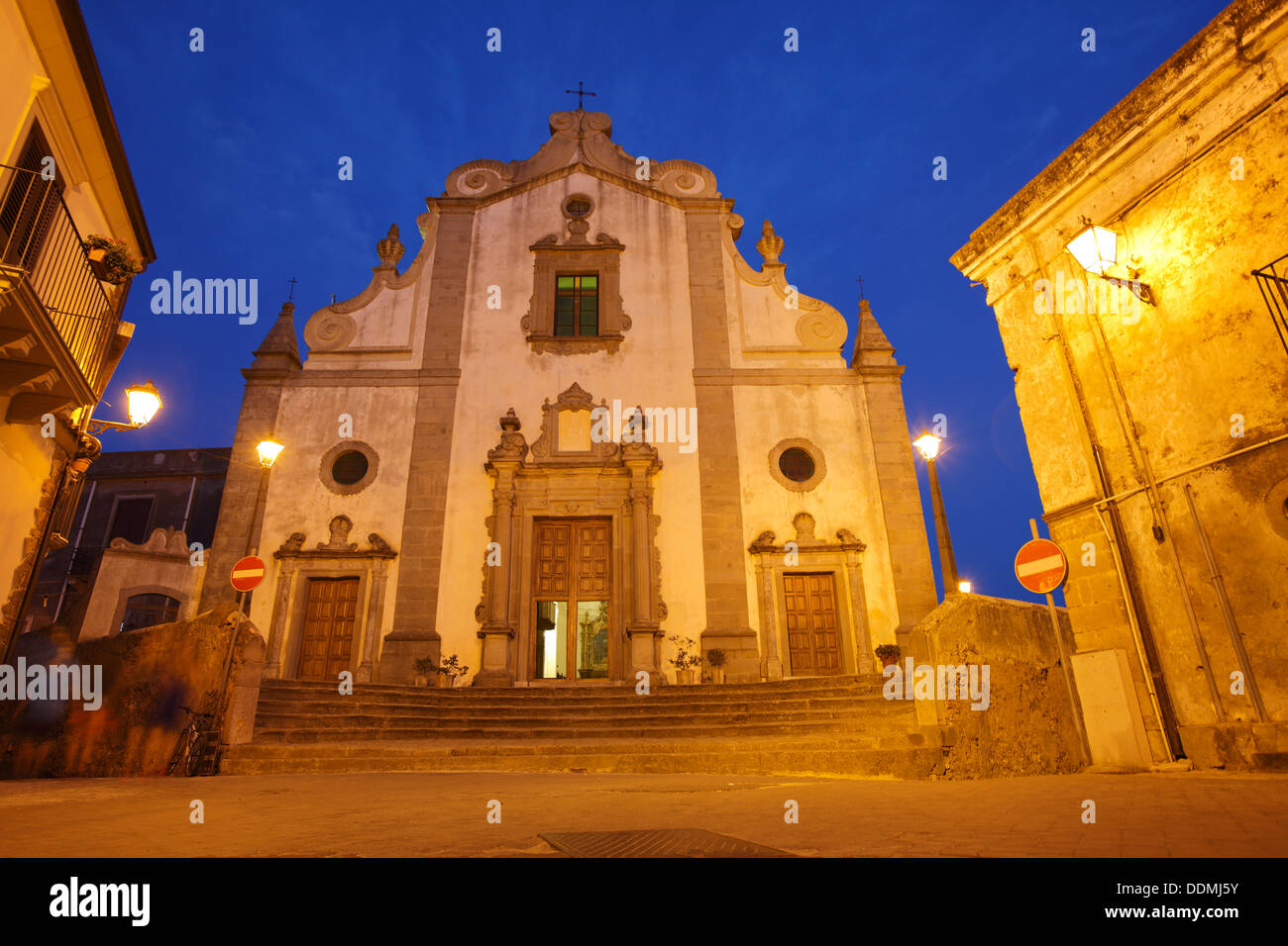 Kirche von Forza d'Agrò, Messina Provinz, Sizilien, Italien Stockfoto