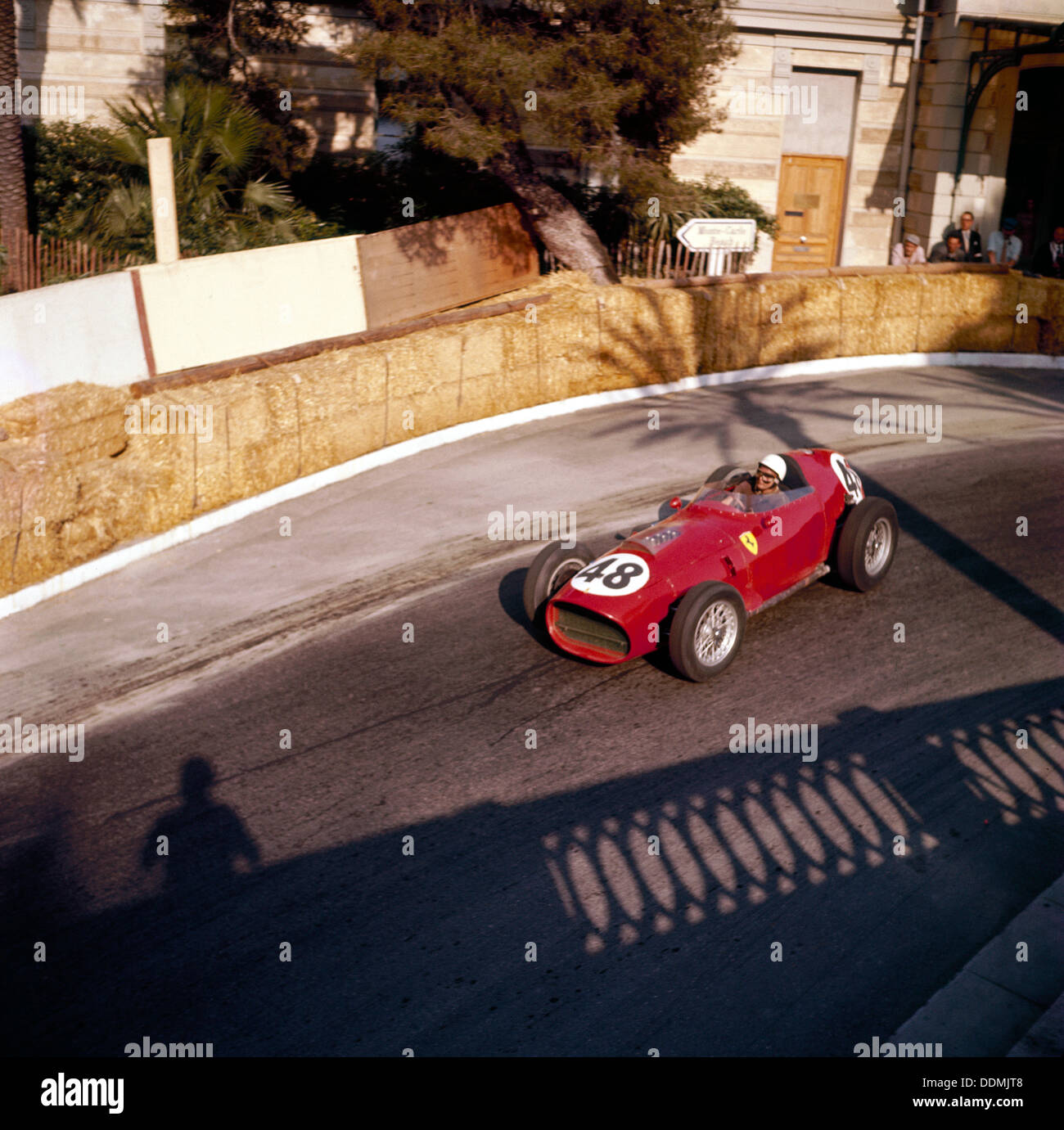 Phill Hill racing Ferrari D 246, beim Grand Prix von Monaco, Monte Carlo, 1959. Artist: Unbekannt Stockfoto