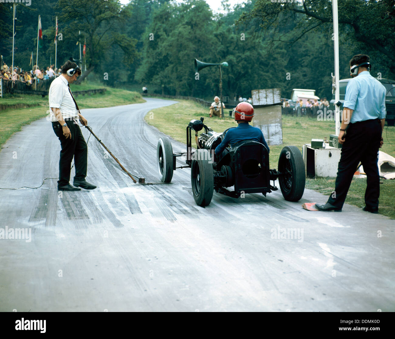 Ein Veteran Car in Prescott Race Track, Gloucestershire. Artist: Unbekannt Stockfoto