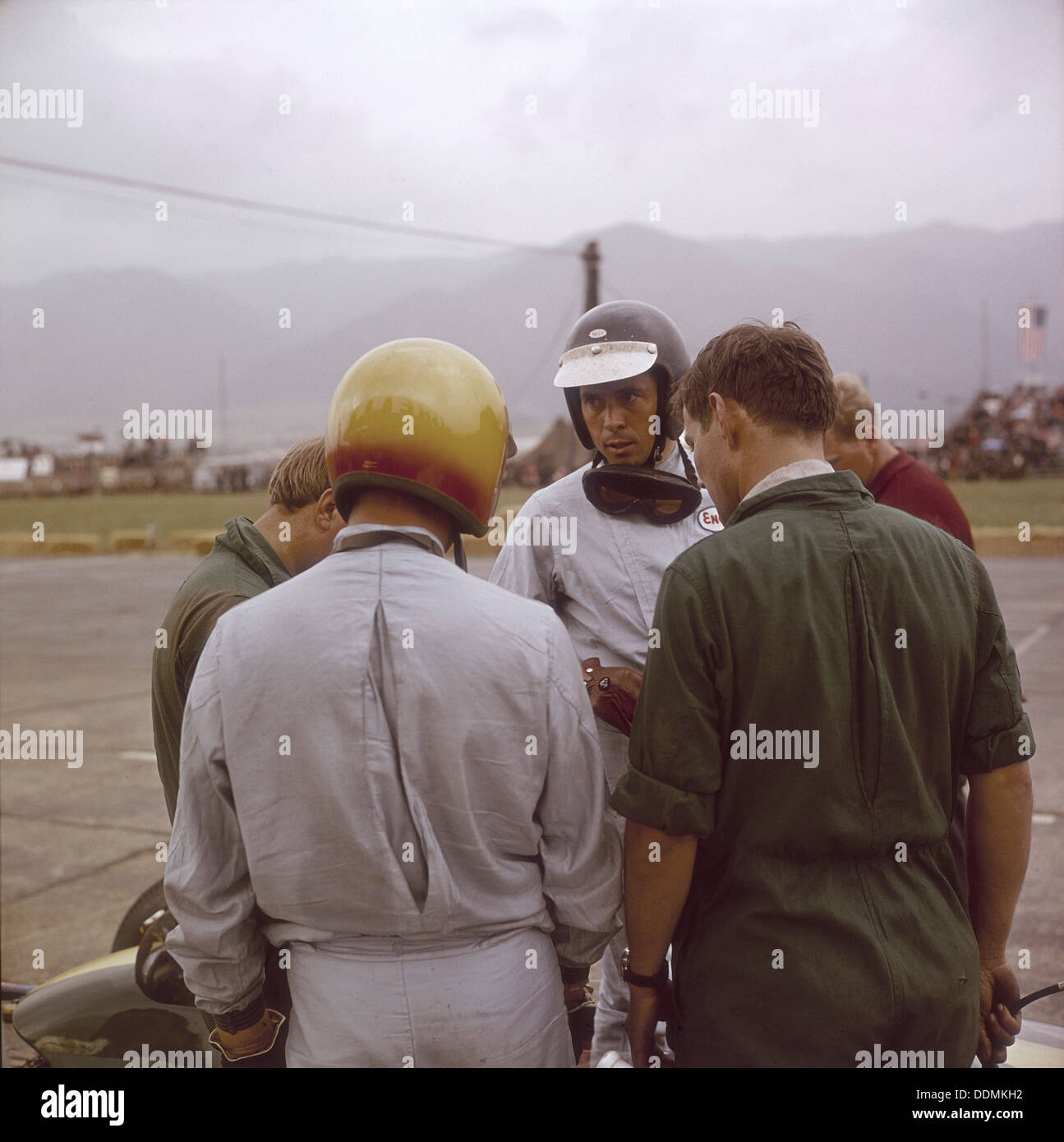 Jim Clark am Grand Prix von Österreich, Zeltweg, Österreich, 1964. Artist: Unbekannt Stockfoto