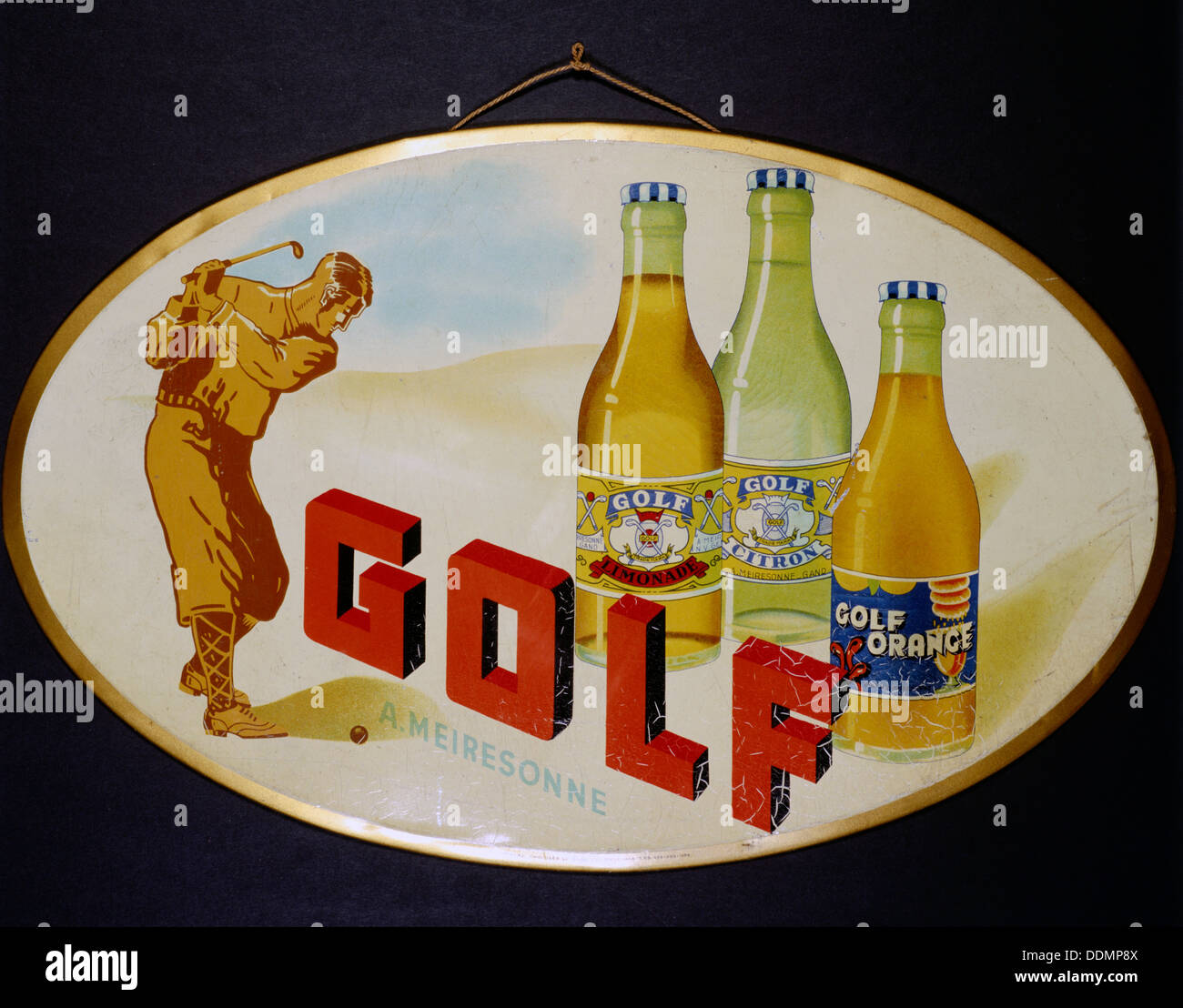 Werbung für Golf alkoholfreie Getränke, Französisch, 1934. Artist:  Unbekannt Stockfotografie - Alamy
