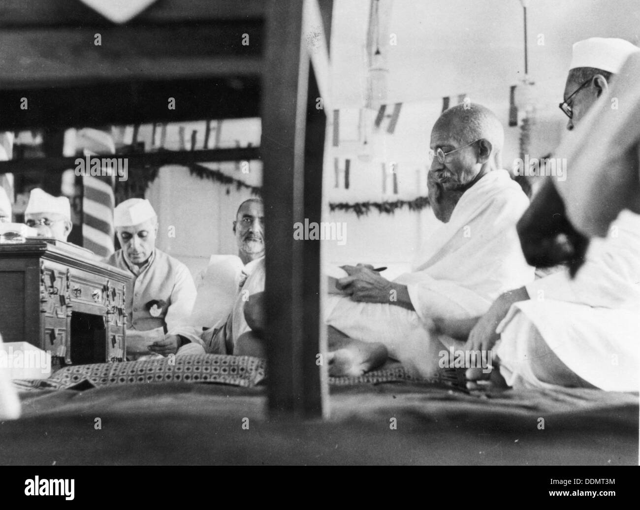 Mahatma Gandhi (1869-1948). Artist: Unbekannt Stockfoto
