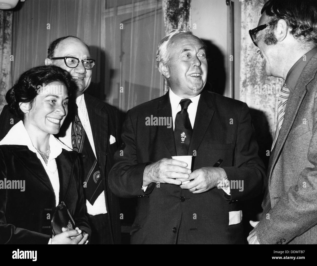 Harold Wilson (1916-1995), ehemaliger britischer Premierminister, 1982. Künstler: Sidney Harris Stockfoto