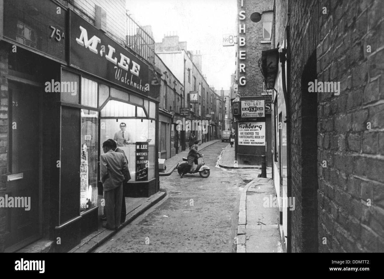 Jüdische Geschäfte droht die Schließung, Stepney, London, 1967. Artist: Unbekannt Stockfoto