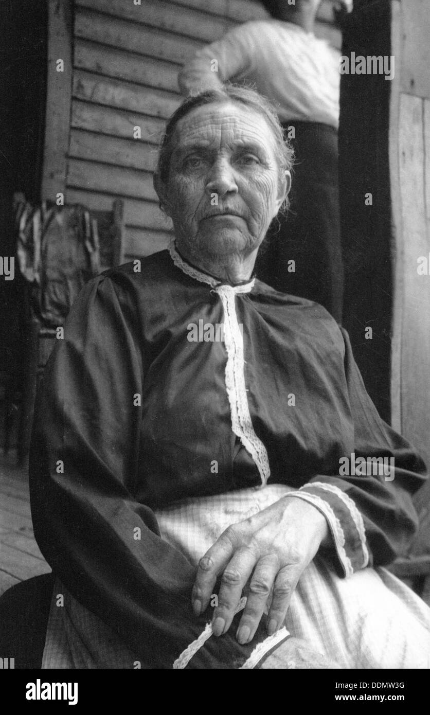 Frau Townsley, Pineville, Bell County, Kentucky, USA, 1916-1918. Künstler: Cecil Sharp Stockfoto