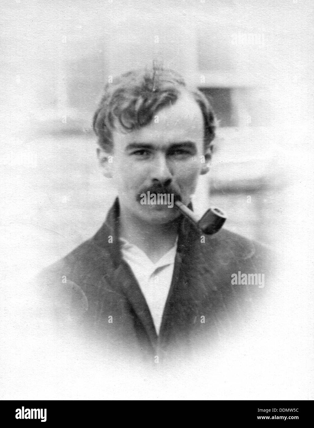 George Butterworth, britische Komponist und Volksmusik Sammler, c 1910. Artist: Unbekannt Stockfoto