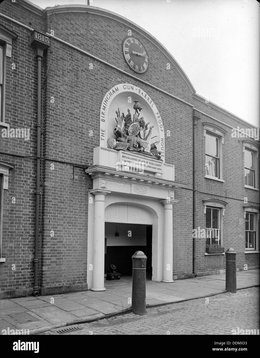 Gun Barrel Proof Haus, Birmingham, West Midlands, 1962. Künstler: GB Mason Stockfoto