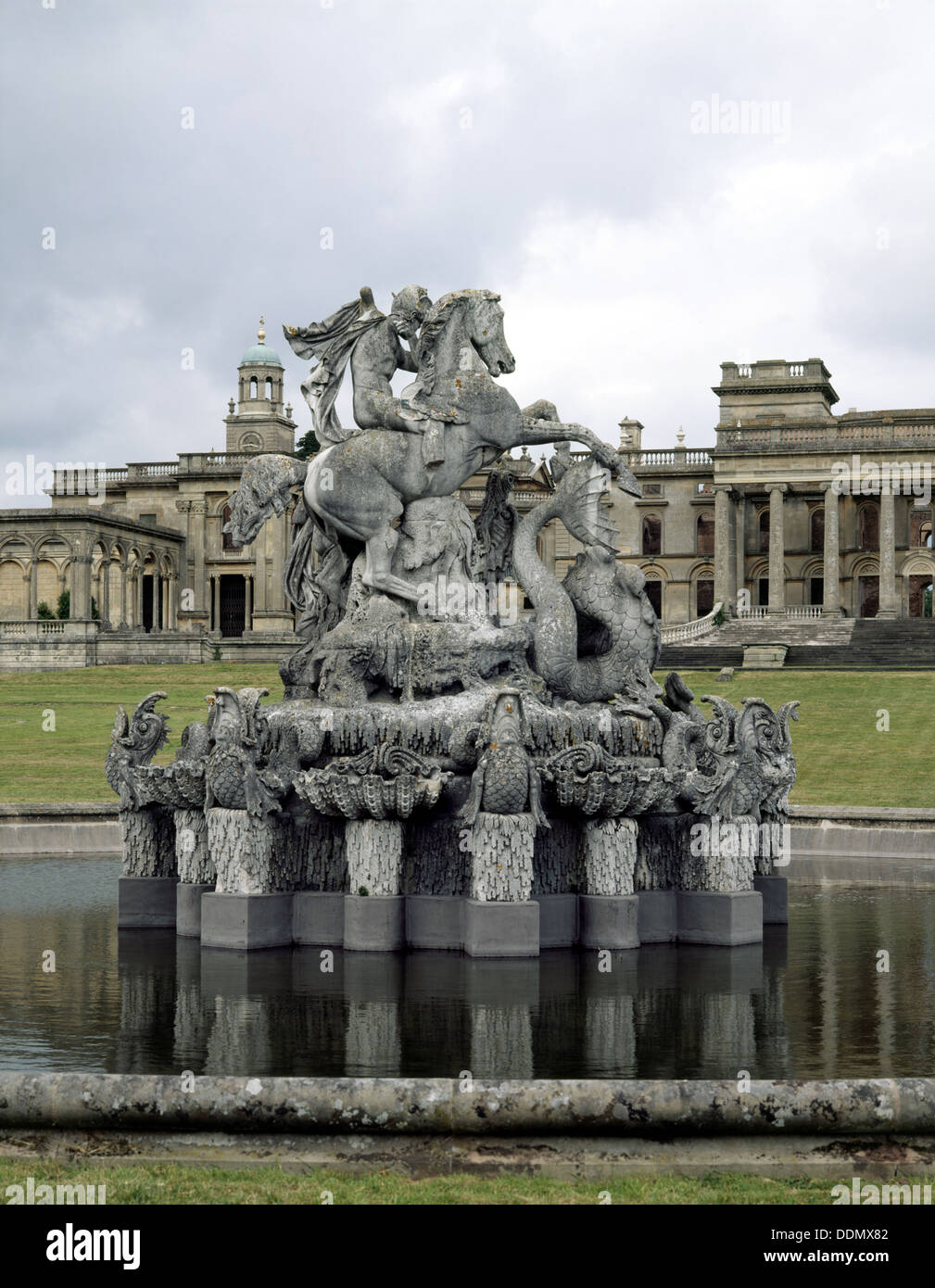 Brunnen am Witley Gericht, große Whitley, Hereford und Worcester, 1996. Künstler: J Richards Stockfoto