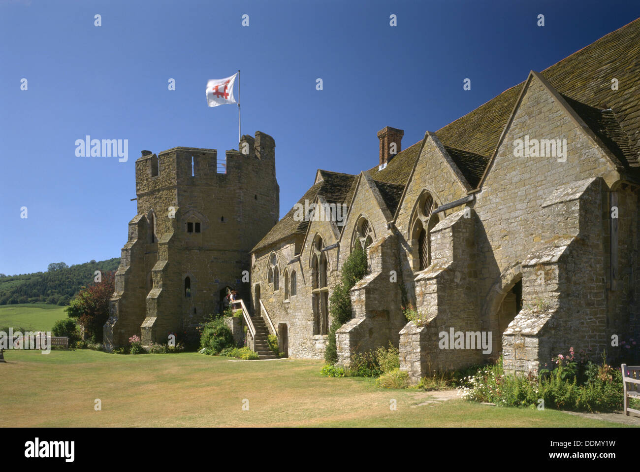Stokesay Castle, Shropshire, 1997. Künstler: N Corrie Stockfoto