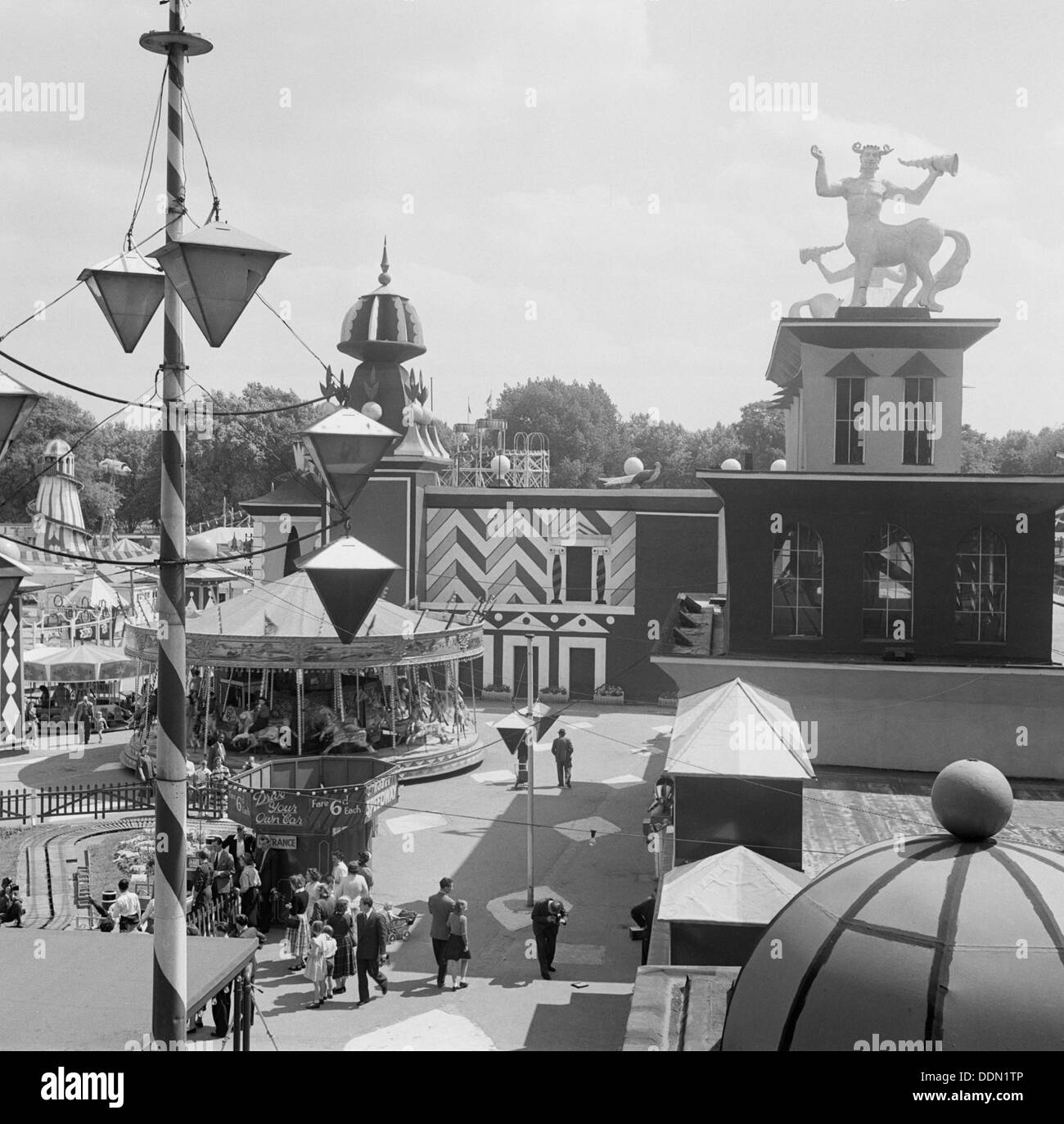 Festival-Gärten, Battersea Park, London, 1960er Jahre. Künstler: Eric de Maré Stockfoto