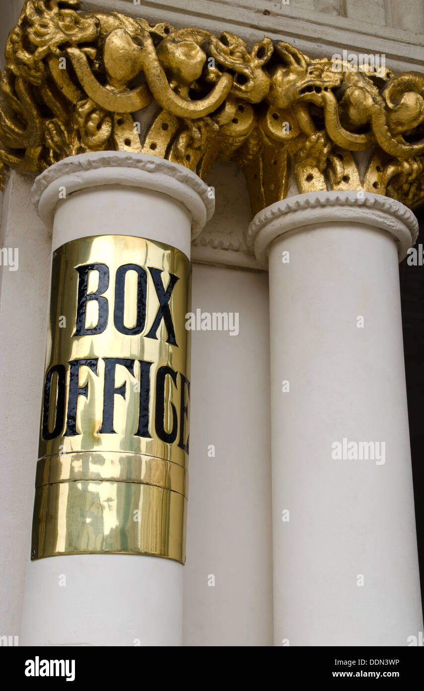 Theater-Box-Office-Zeichen Stockfoto