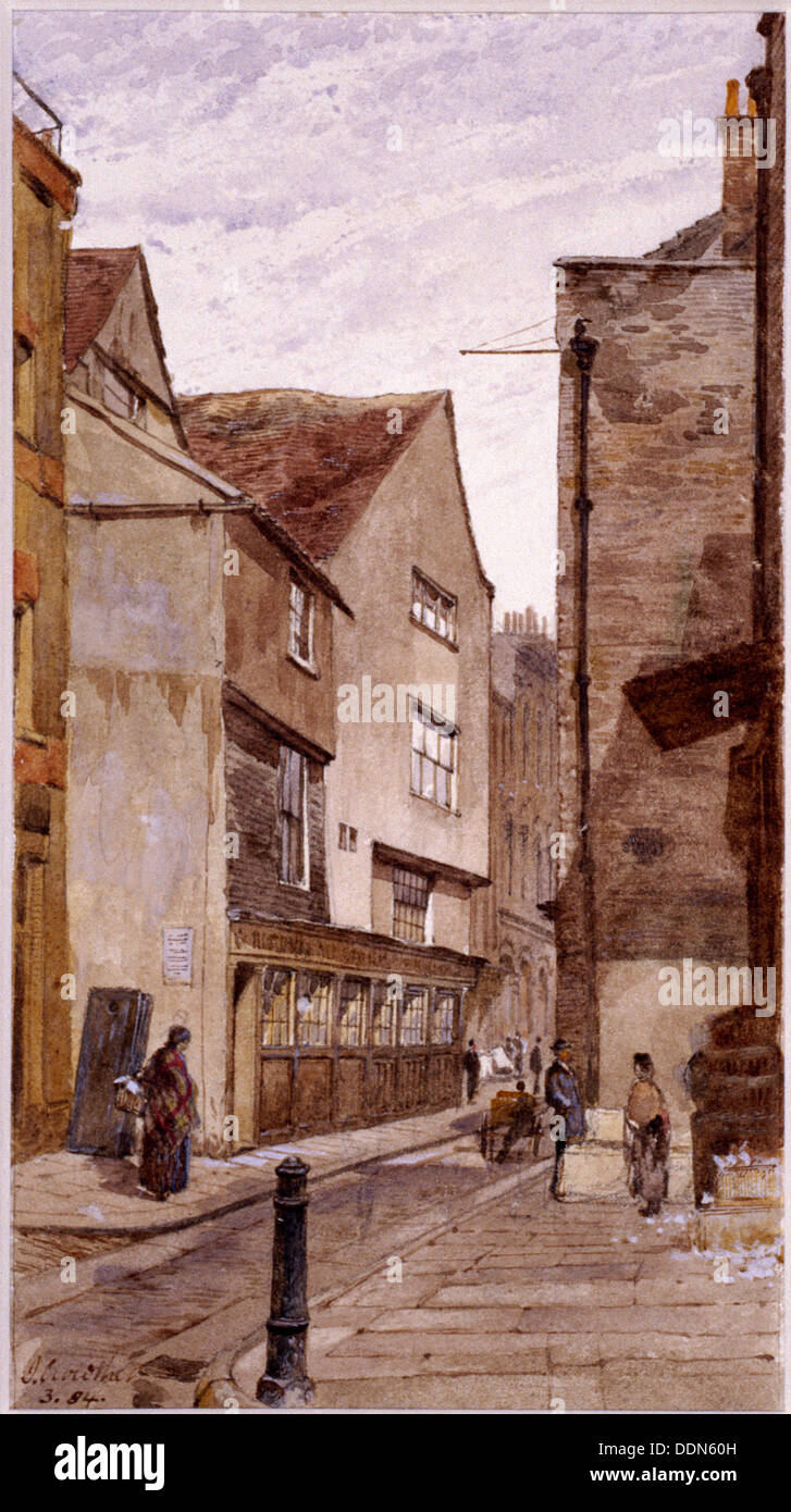 St. James's Place, Aldgate, London, 1884. Künstler: John Crowther Stockfoto