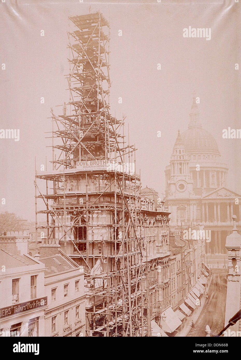 St. Martin in Ludgate, London, c1896. Künstler: Anon Stockfoto