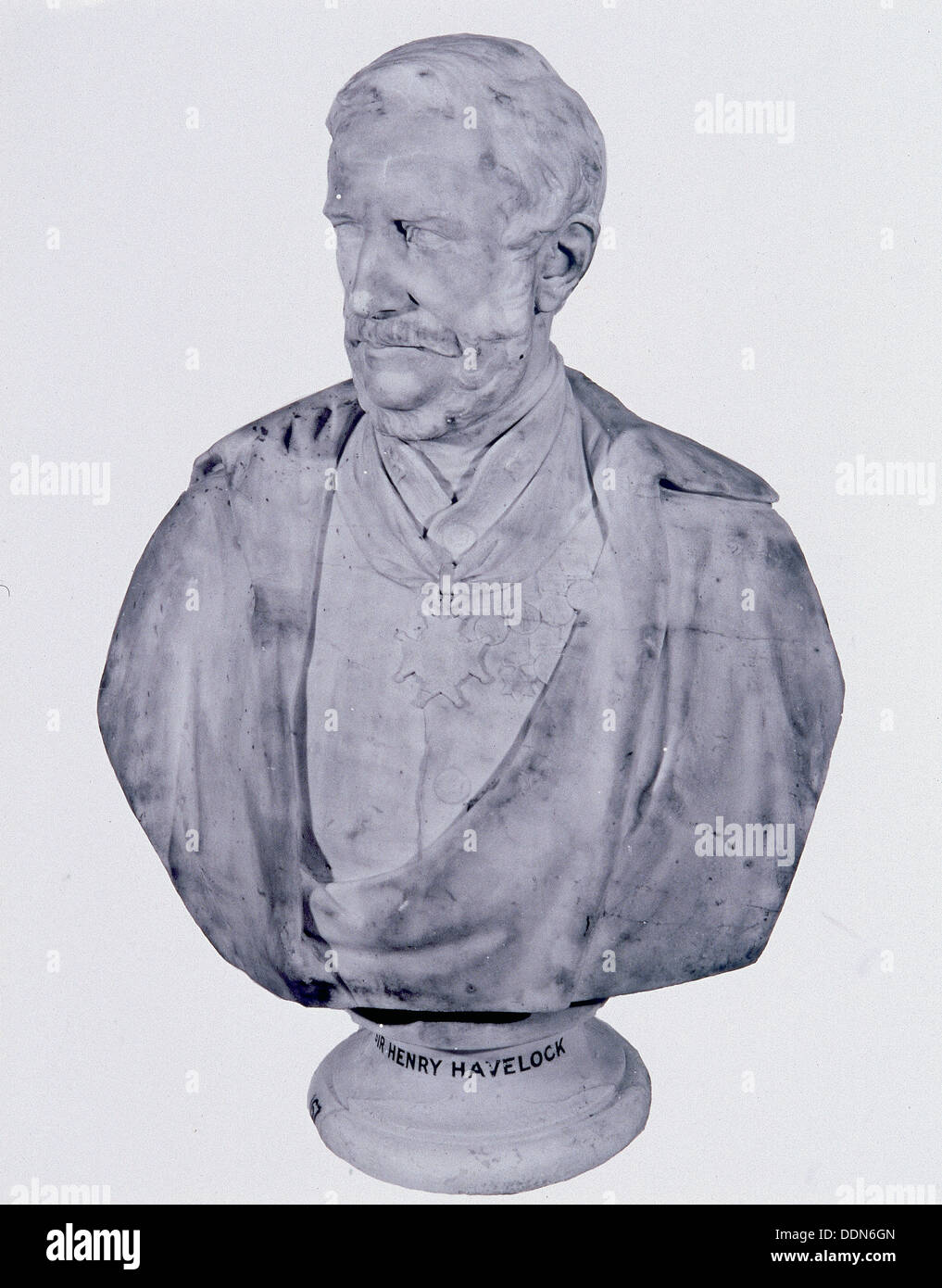Major-General Sir Henry Havelock. 1858. Künstler: William Behnes Stockfoto