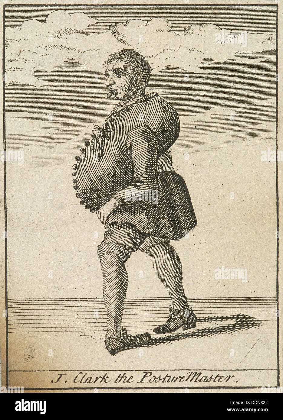 "J. Clark die Körperhaltung-Master", Schreie von London, (c1688?). Künstler: Anon Stockfoto