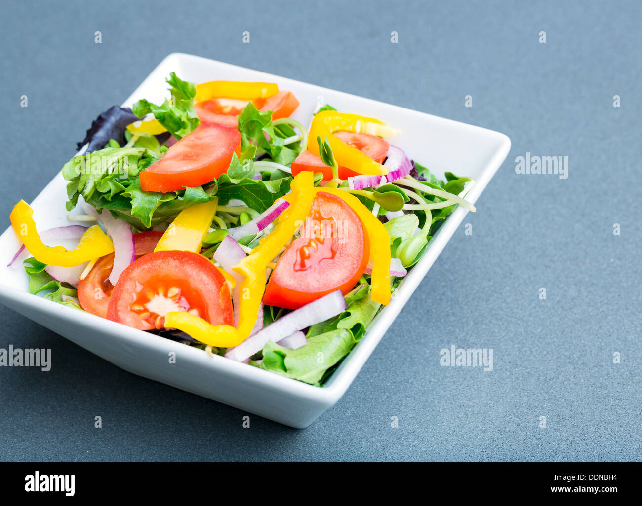 Gesunde Bio Schüssel Salat Diät Konzept. Gesunde Lebensweise. Stockfoto