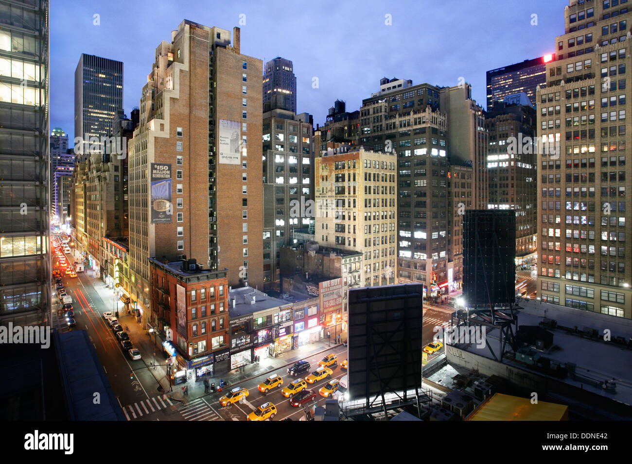 Eighth Avenue und 40th Avenue, Manhattan, New York City, New York State, USA Stockfoto