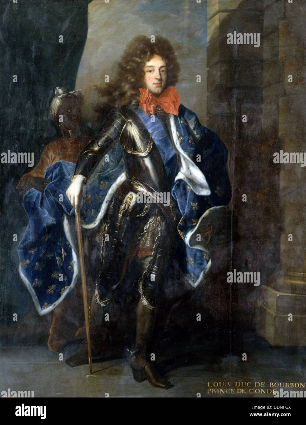 Louis, Prinz von Condé (1668 – 1710), Ehemann von Louise Françoise de Bourbon Stockfoto