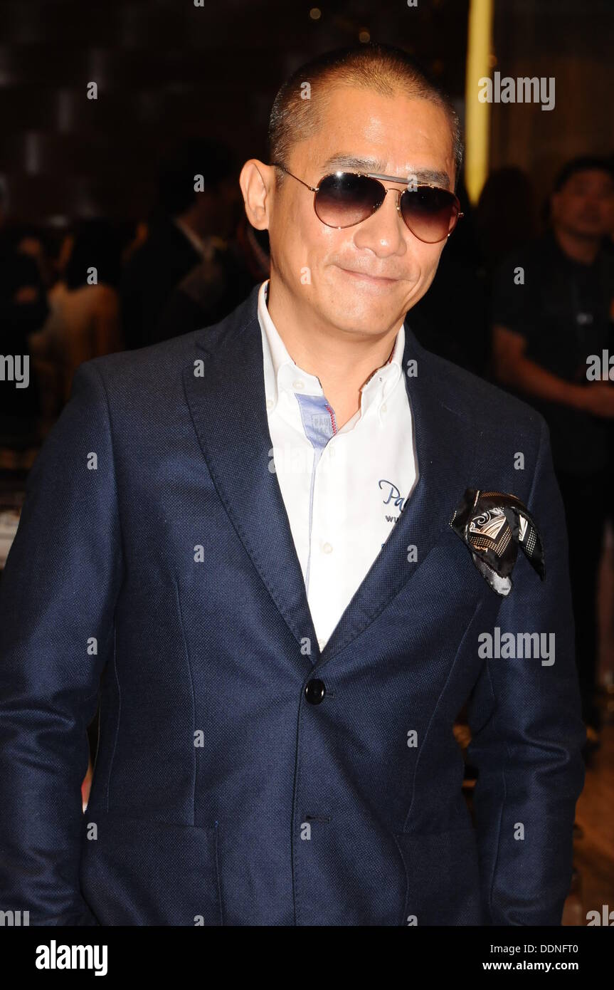 Hong Kong, China. 4. September 2013. Schauspieler Tony Leung besucht Eröffnungsfeier von Paul & Hai in Hong Kong, China auf Mittwoch, 4. September 2013. Bildnachweis: TopPhoto/Alamy Live-Nachrichten Stockfoto