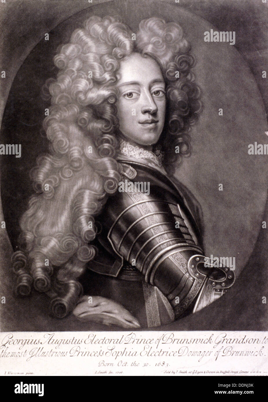 George II., König von Großbritannien, 1706. Künstler: Joseph Smith Stockfoto