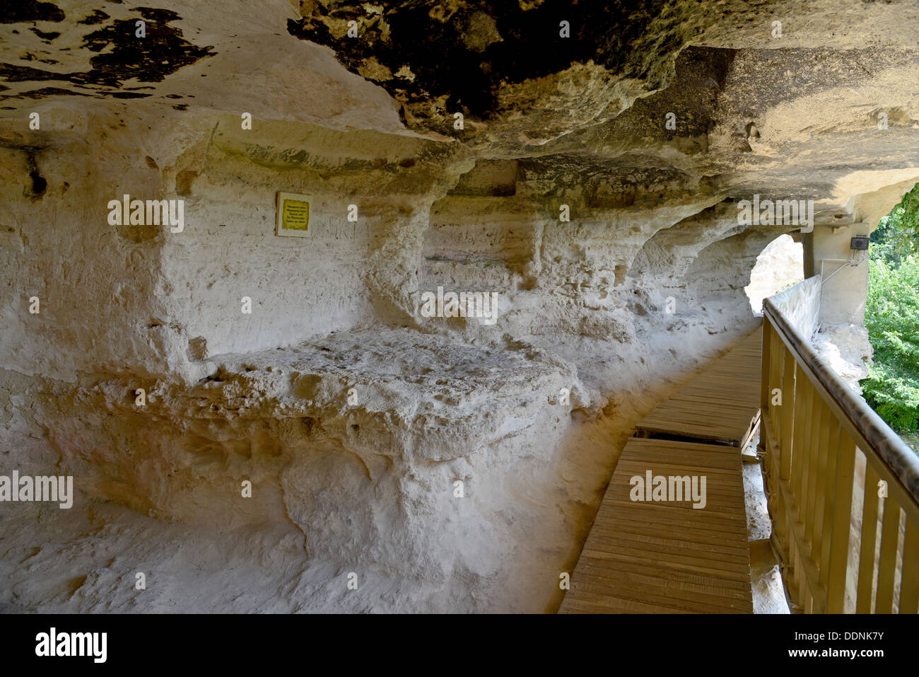 Aladzha Rock Kloster, Bulgarien Stockfoto