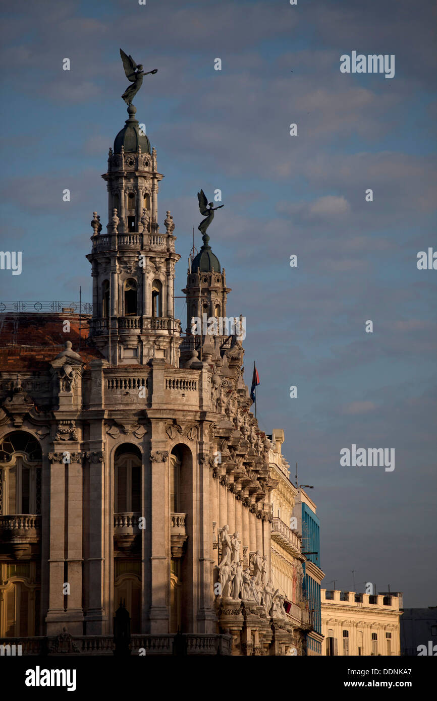 Theater Gran Teatro De La Habana in Havanna, Kuba, Karibik | Das Theater Gran Teatro De La Habana in Havanna, Kuba, Karibik Stockfoto