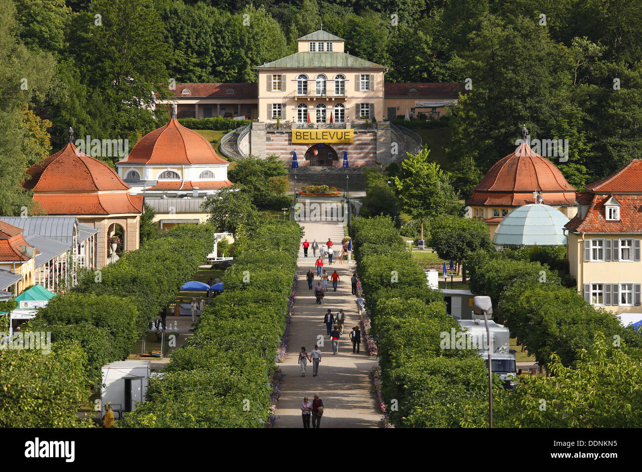 Bad BrückenauSpa, Hotel Restaurant Bellevue, Rhön, Franken, Bayern