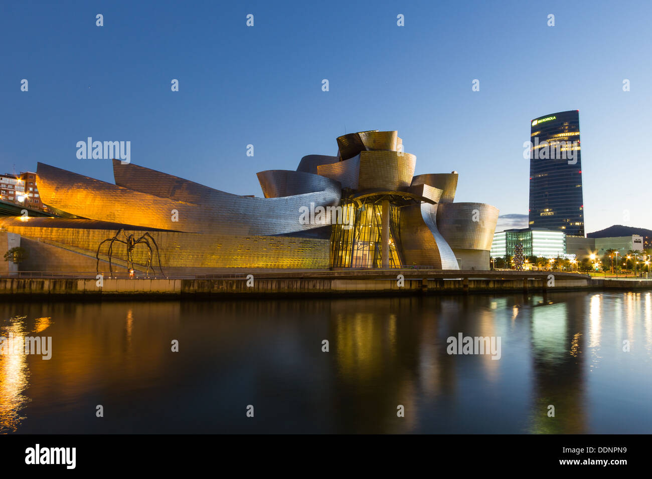 Bilbao - Guggenheim-Museum Stockfoto