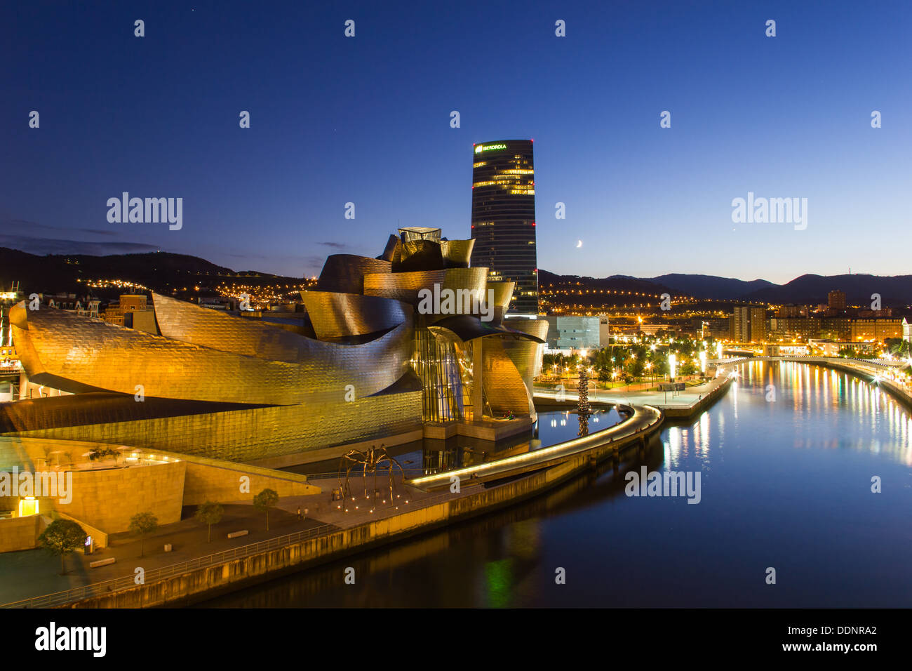 Bilbao - Guggenheim-Museum Stockfoto