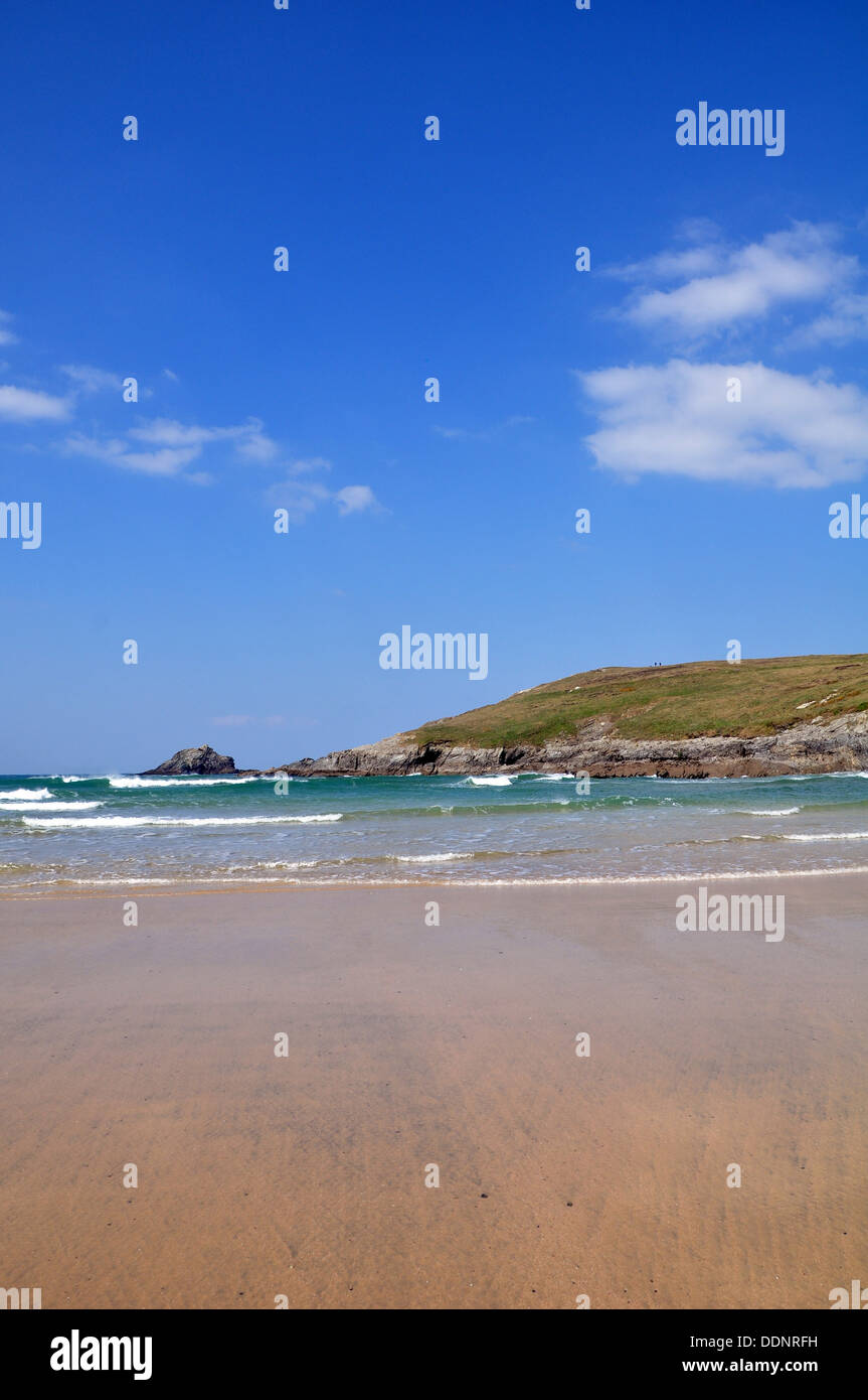 Kornischen Küste an einem schönen Tag Stockfoto