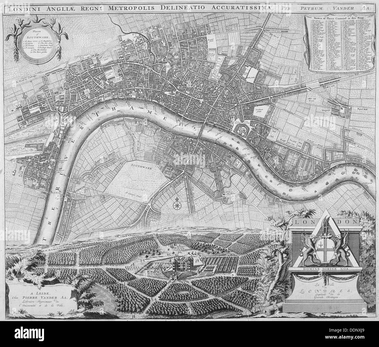 London River Thames Map Schwarzweiß Stockfotos Und Bilder Alamy