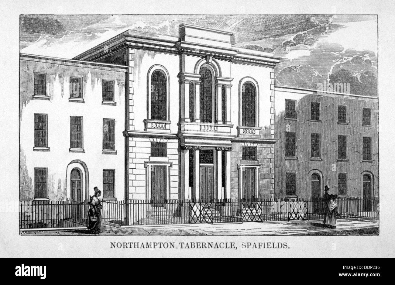 Northampton Tabernakel, Spa Bereich, Finsbury, London, c1830.          Künstler: Anon Stockfoto