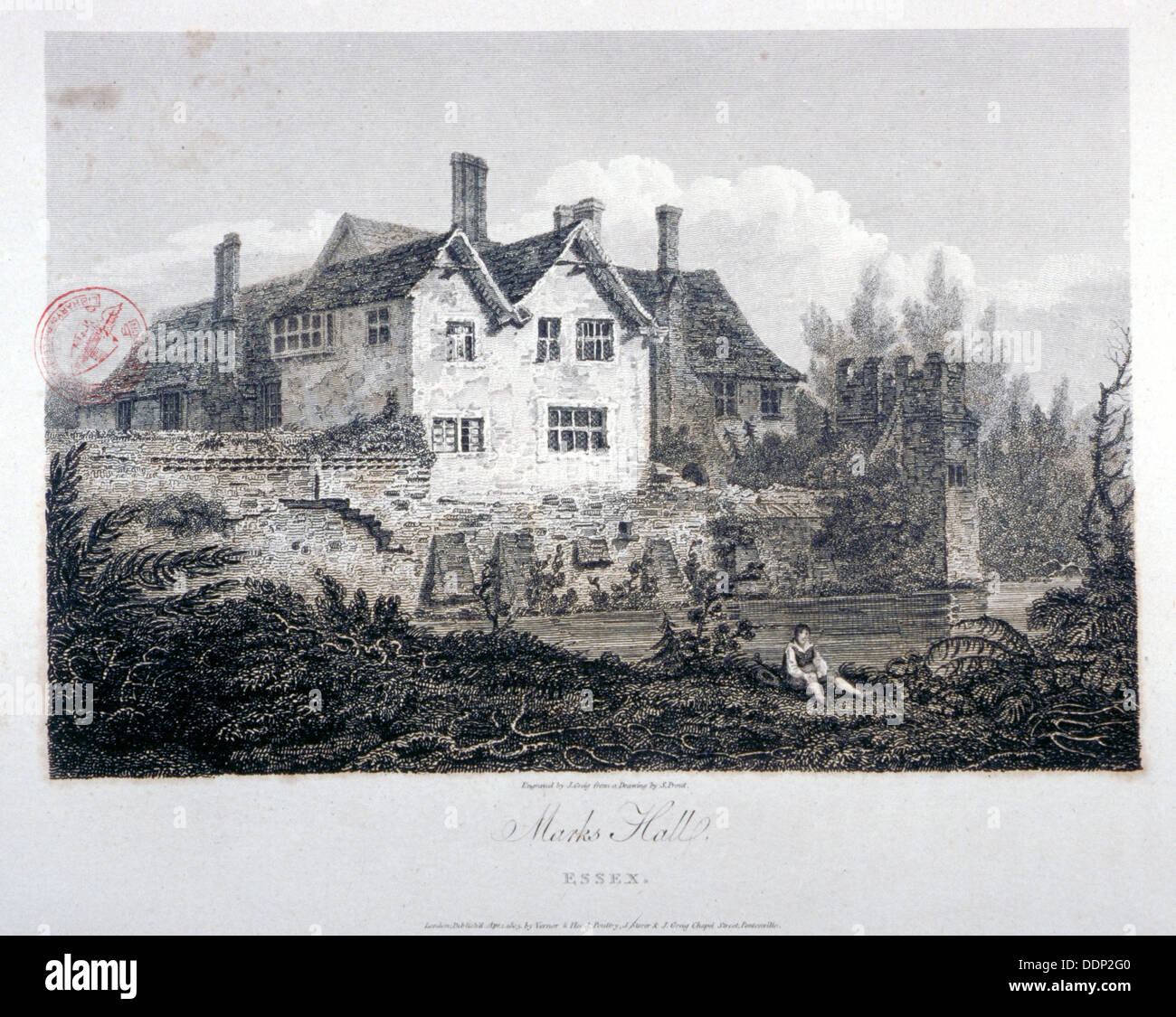 Mark Hall, Romford, Essex, 1805.        Künstler: John Greig Stockfoto