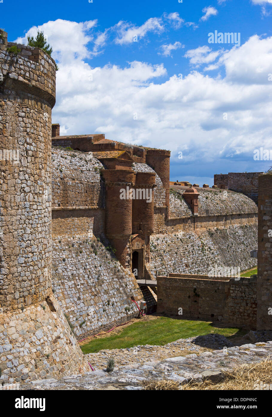 Fort de Salses, Salses-le-Château, Frankreich Stockfoto