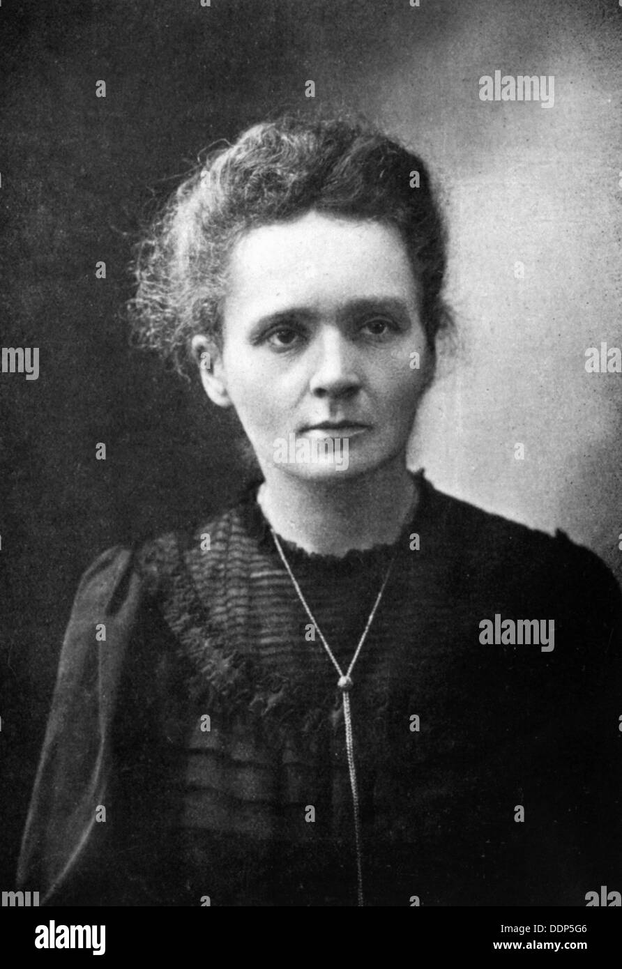 Marie Curie - französischer Physiker - 1917 Stockfoto
