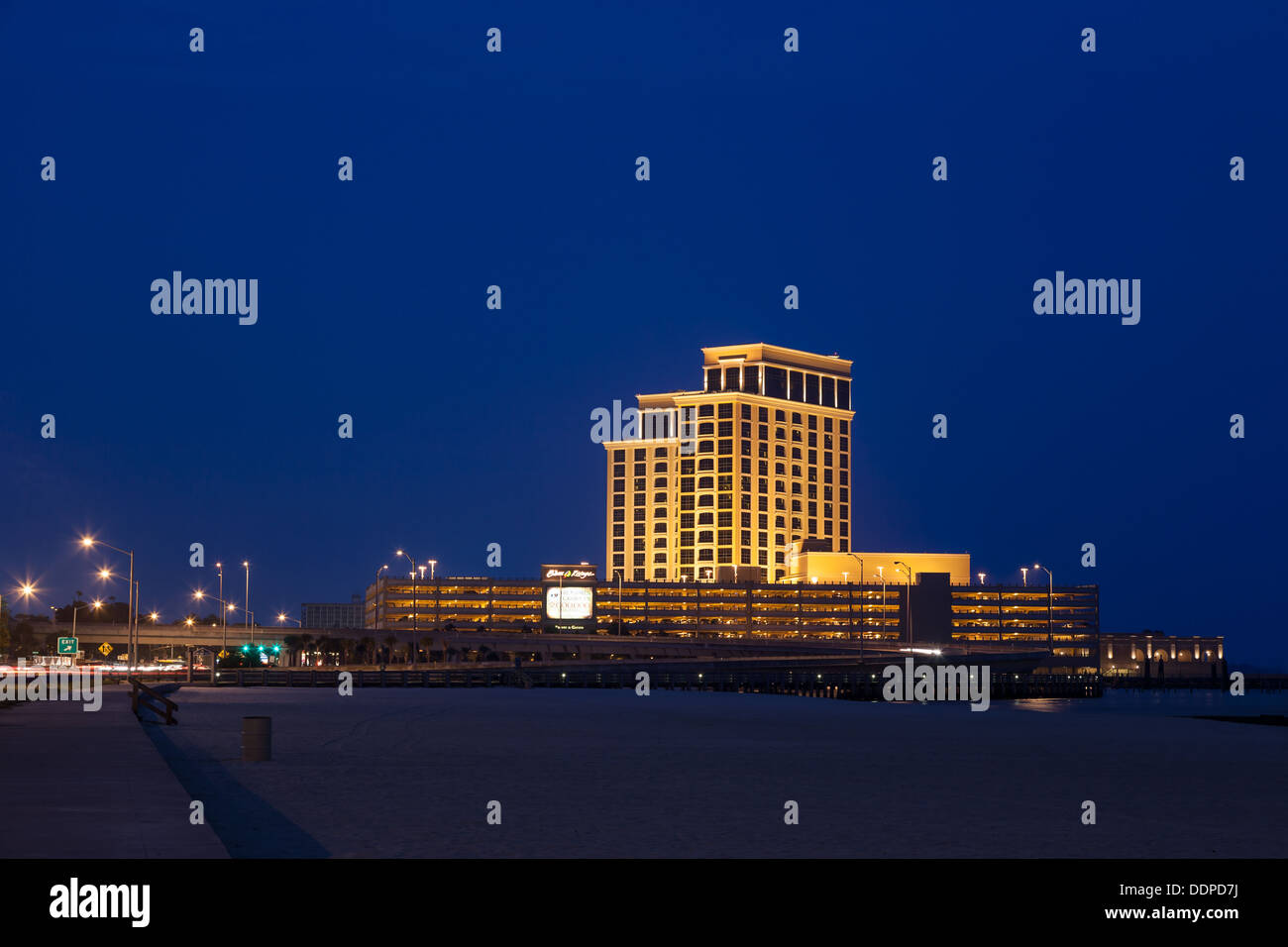 Beau Rivage Casino an der Golfküste von Mississippi in Biloxi, MS Stockfoto